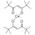 Cerium,tetrakis(2,2,6,6-tetramethyl-3,5-heptanedionato-kO3,kO5)-,( 57190467,SA-8-11''11''1'1'''1'1''')- CAS 18960-54-8